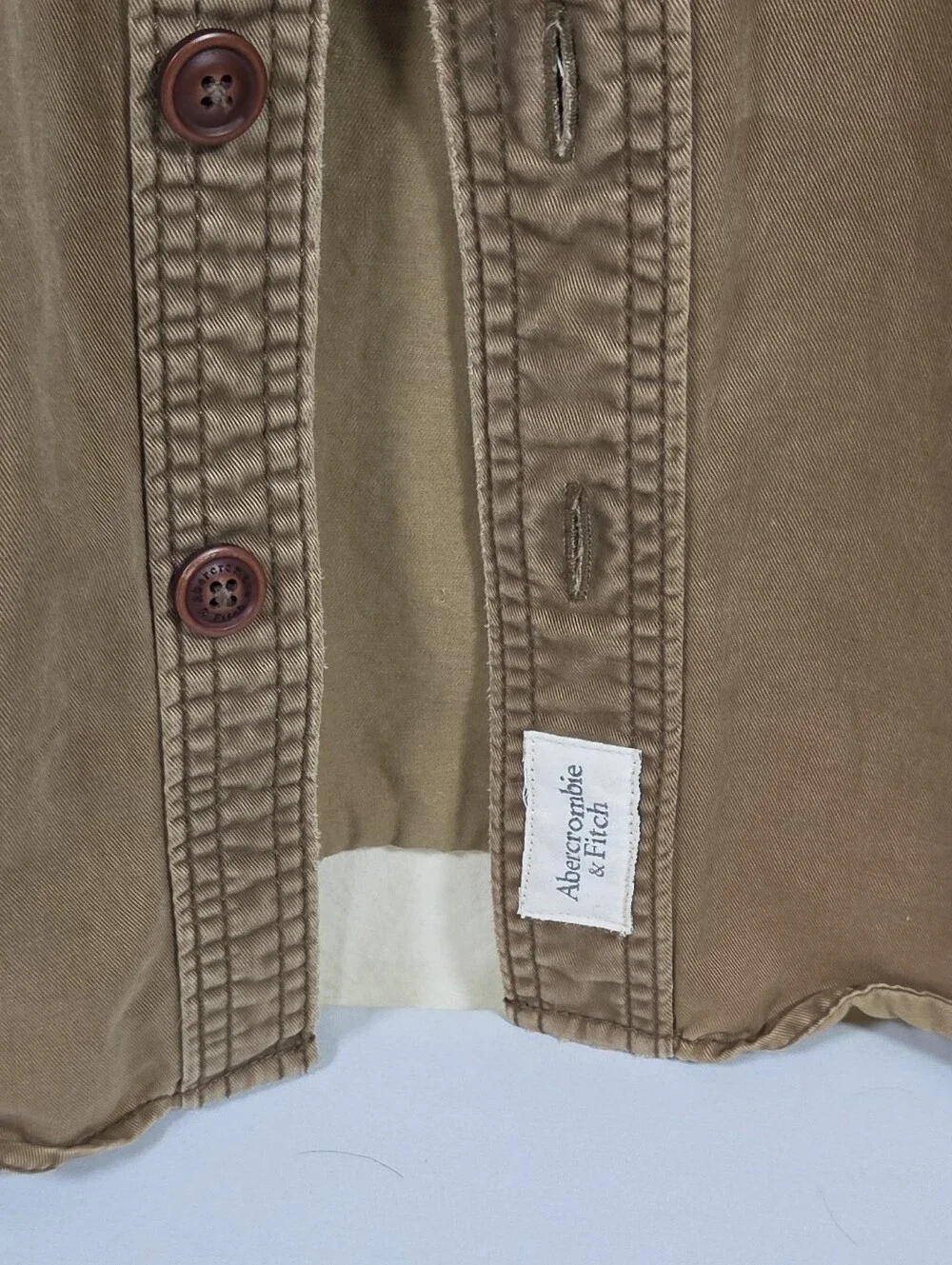 Abercrombie & Fitch Men’s Khaki Field Jacket